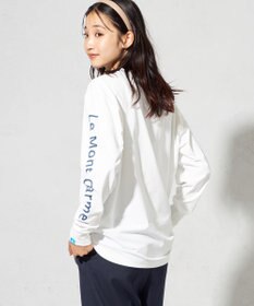 SHARE PARK LADIES 【UNISEX】吸水速乾 ショルダーロゴロングスリーブTシャツ（S・Mサイズ）