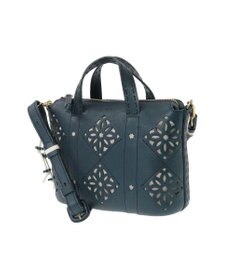 genten アーガイルカットワーク 2wayバッグ