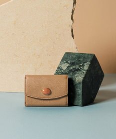 TOPKAPI 【TOPKAPI】gemdrops ジェムドロップ ミニエンボスレザー 天然石 三つ折り 財布