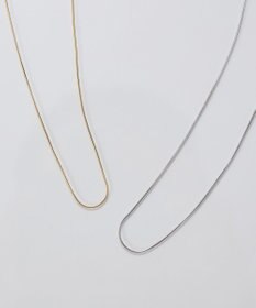 Phoebe 【金属アレルギー対応】ミニマルコンパクトチェーンネックレス/サージカルステンレス シルバー