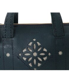 genten アーガイルカットワーク 2wayバッグ