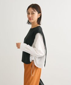 Green Parks リップルドッキングシャーリングプルオーバー