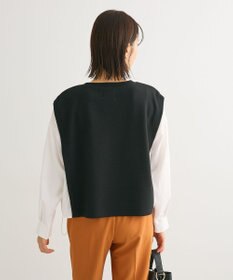 Green Parks リップルドッキングシャーリングプルオーバー