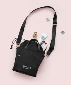 TOCCA 【WEB＆一部店舗限定】【撥水・環境に優しい素材】COLLINA BUCKETBAG バケットバッグ ブラック系