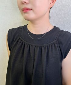 Phoebe 【金属アレルギー対応】ミニマルコンパクトチェーンネックレス/サージカルステンレス シルバー