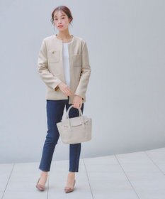 Tiaclasse 【洗える】ワッフルピケジャケット