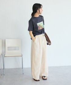 CRAFT STANDARD BOUTIQUE リネンライクワイドイージーパンツ