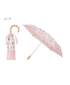 MOONBAT ポール & ジョー (PAUL & JOE ACCESSOIRES) ABC Garden アニマル 折りたたみ傘 竹手元 巾着型傘袋