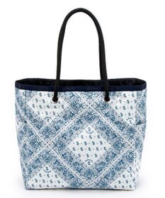 LeSportsac ML 2 WAY TOTE        /バンダナブリーズ/ディープシーブルー