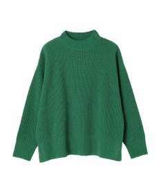 Green Parks ｍｏｋｏモール畦編みモックネックプルオーバー