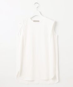 UNFILO 【吸水速乾/マシンウォッシャブル】ショルダータック カットソー