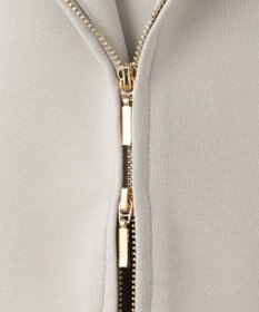 Feroux 【洗える】ダブルジップダンボールロゴ パーカー