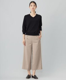 J.PRESS LADIES L 【洗える】T/Rウォッシャブルギャバ マリン パンツ