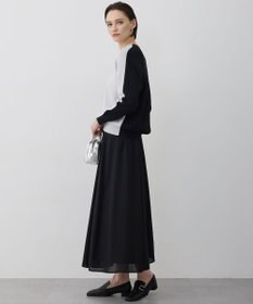 ICB 【先行予約】 コットンポリエステルスムース Vネックニット