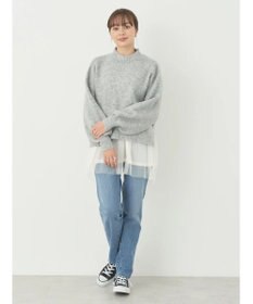 earth music&ecology あったかフェミニンインナー（チュール）