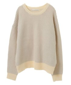 Green Parks ・ＥＬＥＮＣＡＲＥ　ＤＵＥ　タック編バイカラーニット