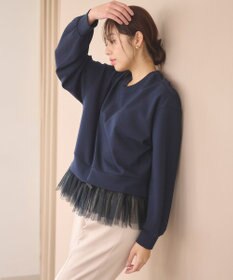 Feroux チュールコンビダンボール プルオーバー