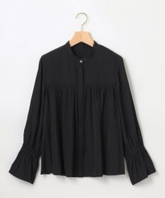 組曲 L 【WEB限定】ギャザーライトデシン ブラウス