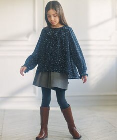 組曲 KIDS 【150-160cm】ラッフルドット ブラウス