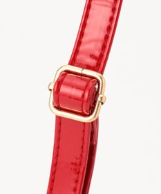 ANY KIDS エナメルハート型 ショルダーバッグ