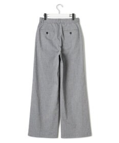 23区 【洗える】スラブツイルストレッチ ワイド パンツ