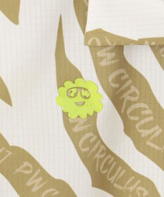 PW CIRCULUS 【雑誌掲載 / 高通気 / 軽撥水 / 軽量のDotAir 使用】【MEN】ゼブラ柄開襟シャツ