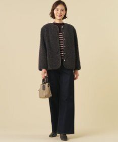 J.PRESS LADIES S SOFT TOUCH WOOL ボーダー ニット