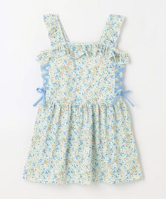 組曲 KIDS 【UVカット】【SS-Lサイズ】トロピカルフラワー スイムウェア(ワンピース)