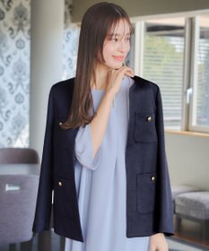 Tiaclasse 【洗える】ワッフルピケジャケット