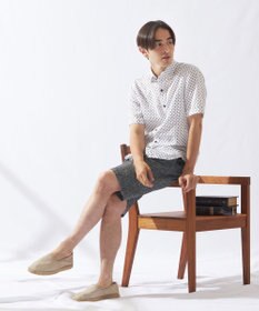 JOSEPH ABBOUD 【イージーケア】小紋プリント 半袖シャツ