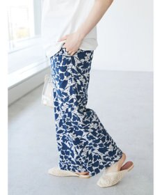 CRAFT STANDARD BOUTIQUE インド綿総柄イージーパンツ