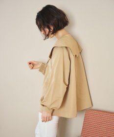 #Newans 【洗濯機可能/シワになりにくい】〈小柄さんにお勧め〉ウェービーカラーブラウス