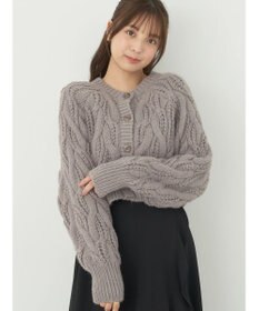 earth music&ecology ｍｉｘケーブルカーディガン