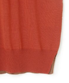 BEIGE， 【洗える・VERY NaVY12月号掲載】LA MONNAIE / バイカラーウールタートルニット