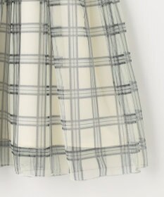 組曲 KIDS 【110-140cm】ノエルチェックチュール ワンピース