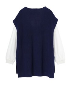 CRAFT STANDARD BOUTIQUE 【２点セット】片畦ニットベスト＋ロンＴＥＥ