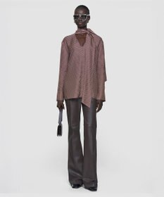 JOSEPH 【洗える】オーバーレイプリント　ブラウス