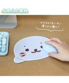 Mother garden しろたん 顔型 マウスパッド ダイカットマウスパッド