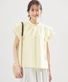 組曲 L 【前後着用可】ドライタッチダブルフレア ブラウス