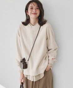 23区 【「アイスの実」とおそろいカラーあり】カラー スウェット ミルク色