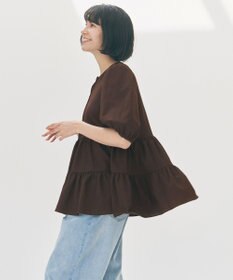 UNFILO BREEZEMOVE ティアードブラウス