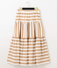 GRACE CONTINENTAL ボーダーコンビスカート