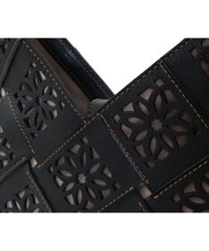 genten サステナブルカットワーク ショルダーバッグ