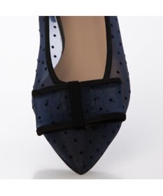 MODE ET JACOMO <carino>ドットチュールパンプス