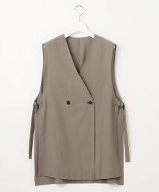 23区 S 【洗える】シアーマットクロス ジレ