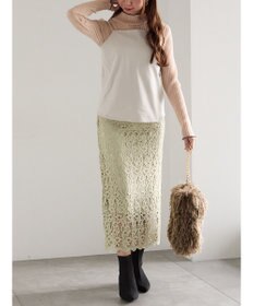 Te chichi 前後2WAYサテン&スムースキャミソール