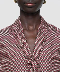 JOSEPH 【洗える】オーバーレイプリント　ブラウス