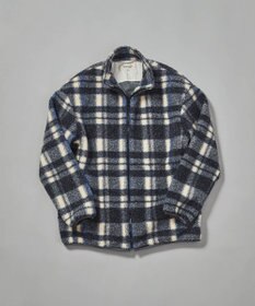 JOSEPH ABBOUD MOUNTAIN 【SPACE／UNISEX】ボアチェック ブルゾン