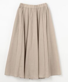 ANY 【ウエストゴム】シャンブレーライク スカート