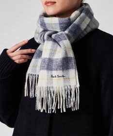 Paul Smith オンブレ リバーシブル チェック マフラー